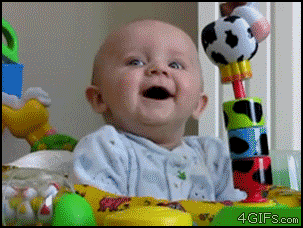 Image of funny baby laugh gif