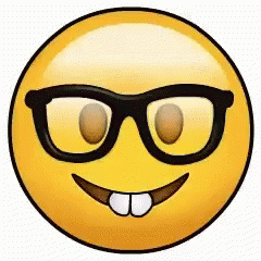 Emoji Smile GIF - Emoji Smile Nerd - Discover & Share GIFs
