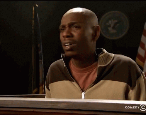 Image result for huh gif chappelle