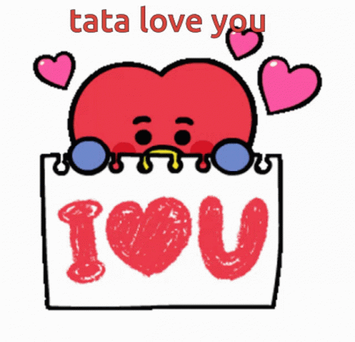 Tata Love You Bt21 GIF - TataLoveYou Tata Bt21 - Discover & Share GIFs