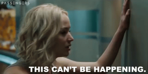 THIS CAN'T BE HAPPENING. GIF - Passengers PassengersMovie JenniferLawrence - Discover & Share GIFs