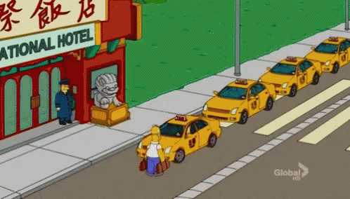 Simpsons Homer Simpson GIF - Simpsons HomerSimpson TaxiCabs GIFs