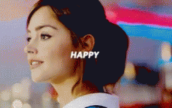 Image result for clara oswald happy gif