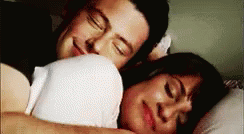 Spooning GIF - Spooning Cuddling Glee - Discover & Share GIFs