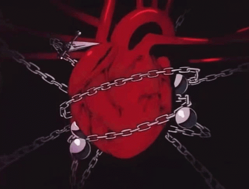 Kurapika Heart GIF - Kurapika Heart Chain - Discover & Share GIFs