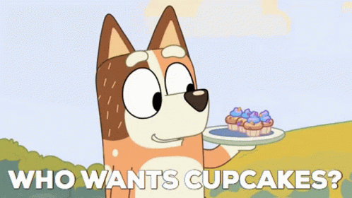 Bluey Chilli GIF - Bluey Chilli Cupcakes - Discover & Share GIFs
