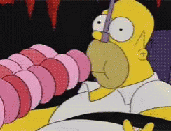 Homer Simpson Donut Gifs Tenor
