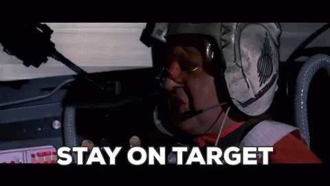 Image result for star wars stay on target gif