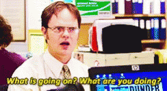 The Office Dwight GIF - TheOffice Dwight WhatAreYouDoing - Discover ...