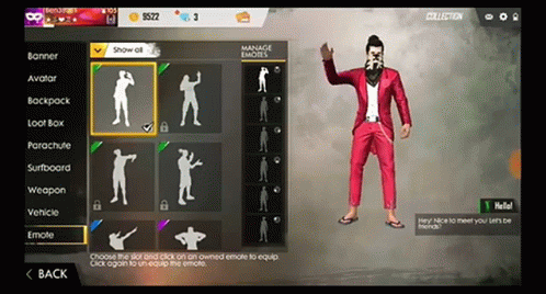 wallpapers Throne Emote Free Fire Hd free fire customization gif freefire customization character discover share gifs