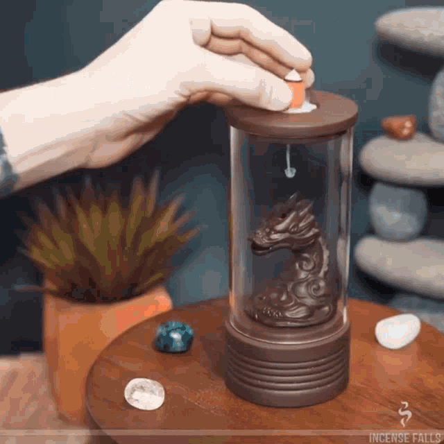 Incense Falls Incense Burner GIF - IncenseFalls IncenseBurner Incense - Discover & Share GIFs