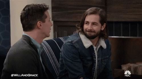 Image result for Michael Angarano will and grace gif