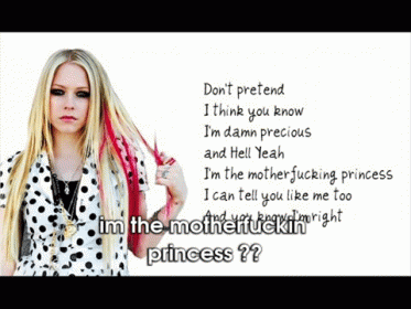 Princess <3 GIF - Avrillavigne Princess GIFs