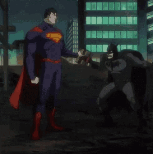 animated superman doomsday gif