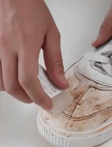 Eraser White Shoes GIF - Eraser WhiteShoes DirtyShoes - Discover & Share GIFs