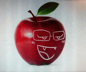 magnet apple animated gif
