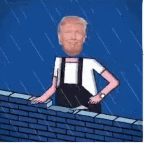 Trump Wall GIF - Trump Wall Mexico - Discover & Share GIFs
