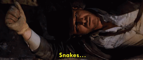 Image result for why snakes indiana jones gif