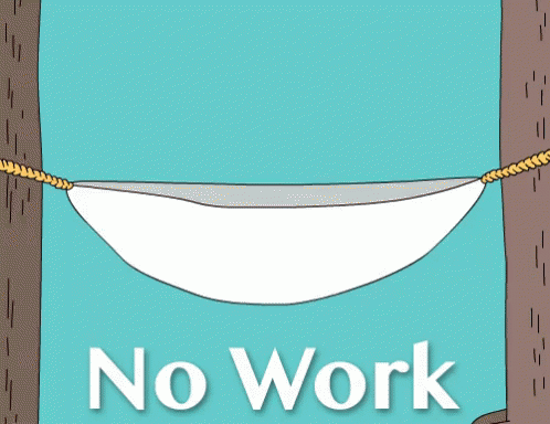 No Work GIF - NoWork Hammock Swing GIFs