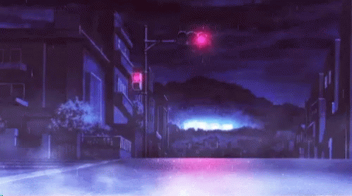 Anime Night GIF - Anime Night Rain - Discover & Share GIFs