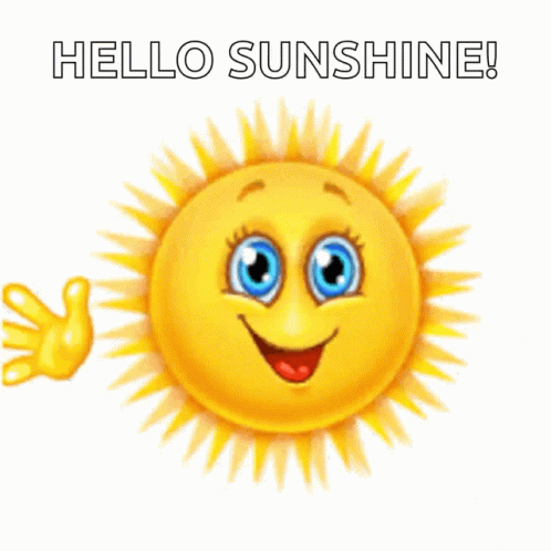 Sun Waving GIF - Sun Waving Hi - Discover & Share GIFs