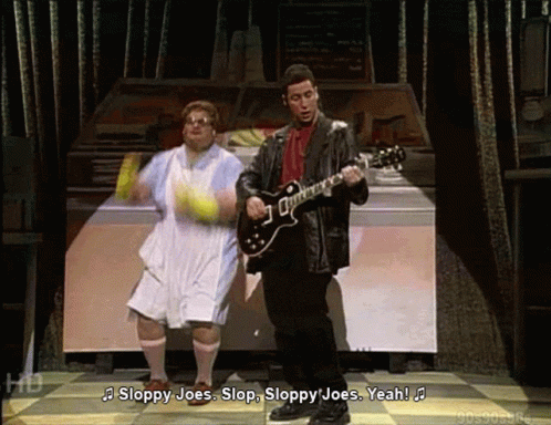 Lunch Lady Dance GIF - LunchLady Dance Jump - Discover & Share GIFs