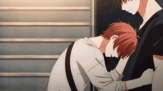 pocky kiss cute gay anime gif
