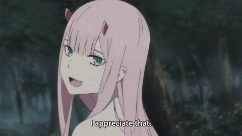 Image result for anime zero two gif