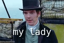 Image result for m'lady meme gif