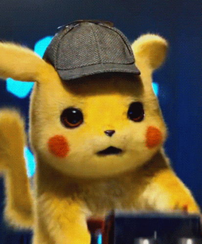 Detective Pikachu Pokemon Gif Detectivepikachu Pokemon Cute Discover Share Gifs