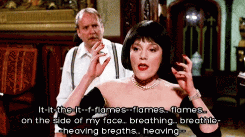 Madeline Kahn Flames GIF - MadelineKahn Flames Clue - Discover ...
