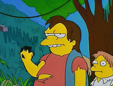 The Hunt Is On GIF - Nelson Simpsons The - Discover & Share GIFs