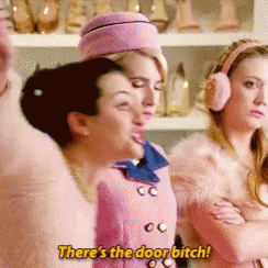 Theres The Door Bitch Get Out GIF - TheresTheDoorBitch GetOut Leace -  Discover & Share GIFs