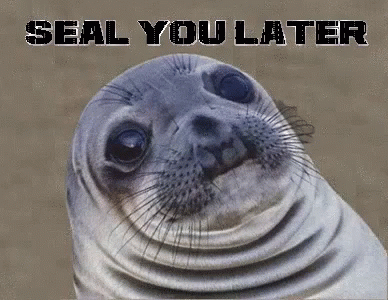 See You Later Seal You Later GIF - SeeYouLater SealYouLater SeeYa GIFs
