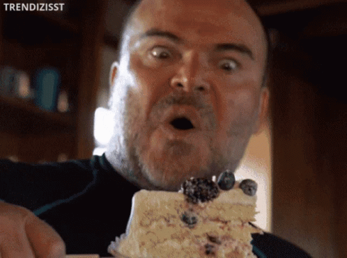 Fat Man Eating Cake GIFs | Tenor