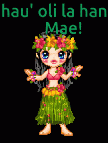 Hula Bday01 Dance GIF - HulaBday01 Dance Moves - Discover & Share GIFs