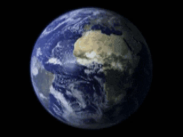 animated gifs of spinning planet earth