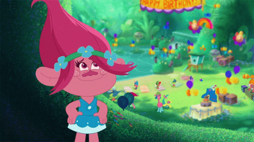 Giggle Poppy GIF - Giggle Poppy TrollsTheBeatGoesOn - Discover & Share GIFs