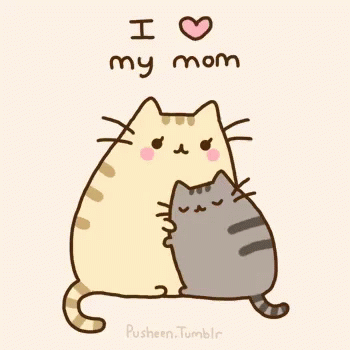 pusheen cat gif pusheen cat mom discover share gifs