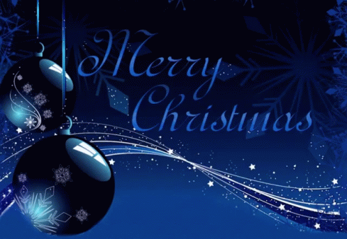 Merry Christmas Blue Christmas GIF - MerryChristmas BlueChristmas Ornaments - Discover & Share GIFs
