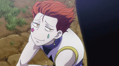 hisoka hunter gif hisoka hunter smug discover share gifs