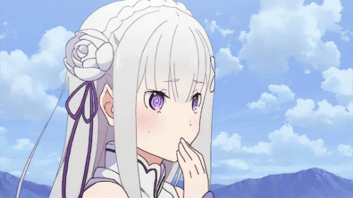 Rezero Emilia GIF - Rezero Emilia Worried GIFs