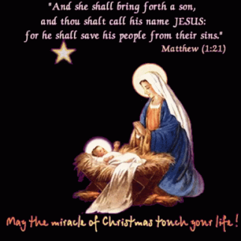 Merry Christmas Holy Night GIF - MerryChristmas HolyNight BabyJesus ...