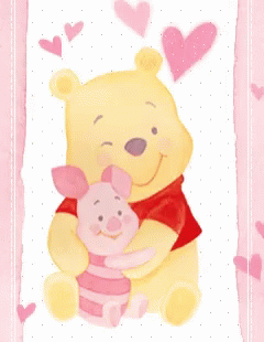 Hug Piglet Gif Hug Piglet Pooh Discover Share Gifs