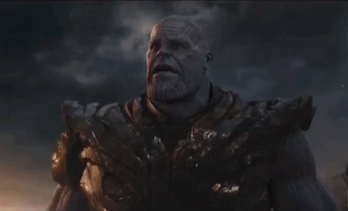 Image result for Thanos worried gif