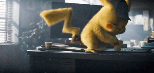 Detective Pikachu Gif Coffee