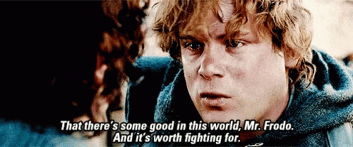 Lord Of The Rings That Theres Some Good In This World GIF - LordOfTheRings ThatTheresSomeGoodInThisWorld Frodo - Discover & Share GIFs