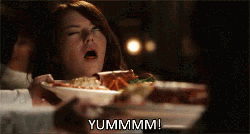 Image result for food yummy dean winchester gif"