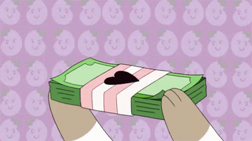 animated money stack