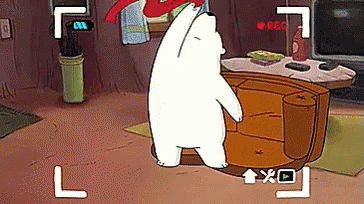 Image result for we bare bears gif
